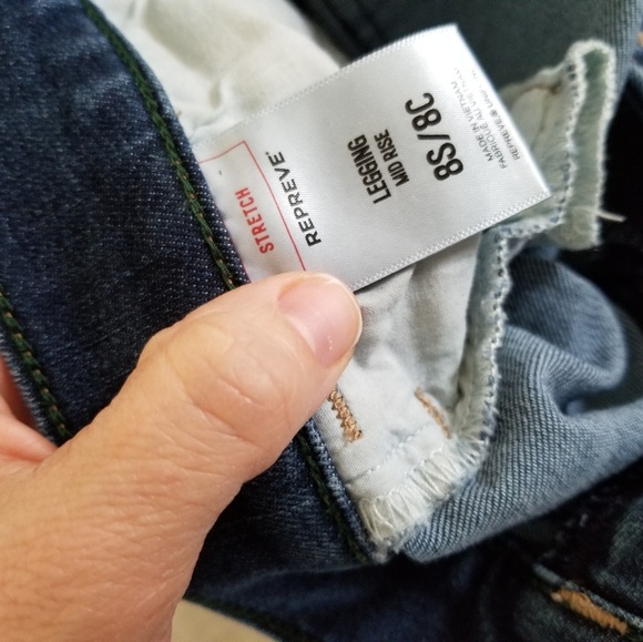 Express Mid Rise Repreve Jeggins - Picture 3 of 3